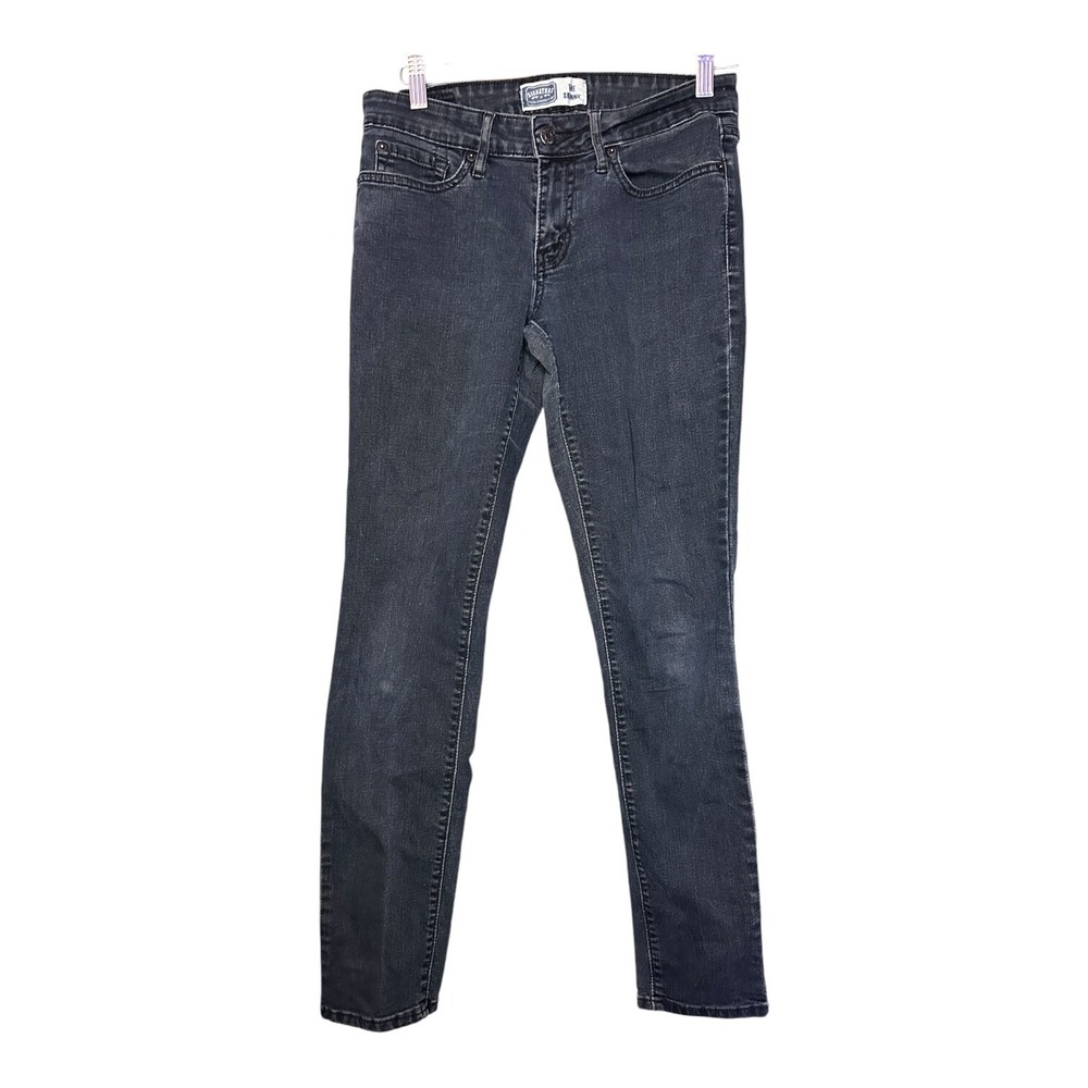 Levi's The Skinny Jeans Womens Size 4 M Faded Black Low Rise Stretch Denim